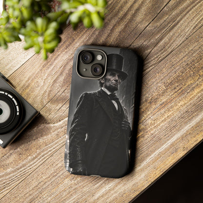Abe after Midnight iPhone Tough Case | noir lincoln