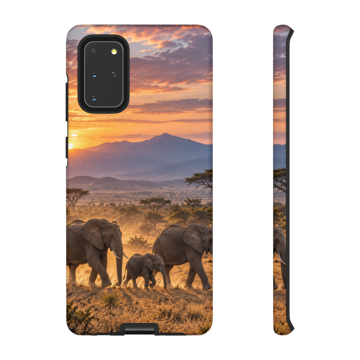 Elephants at First Light Samsung Galaxy Tough Case | african elephants