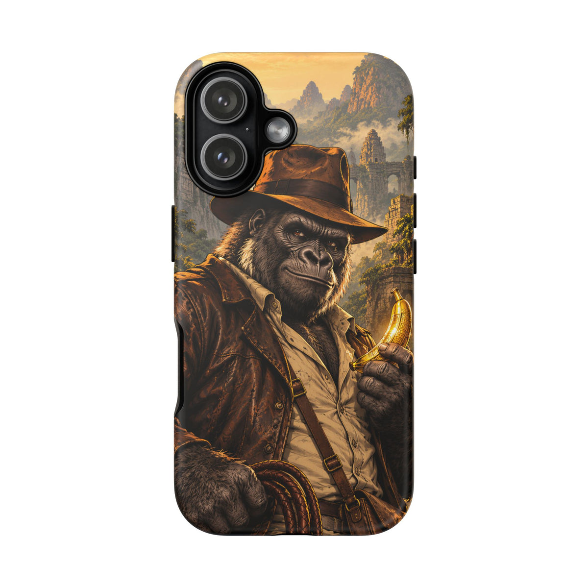 Adventure Gorilla iPhone Tough Case | Temple of Bananas