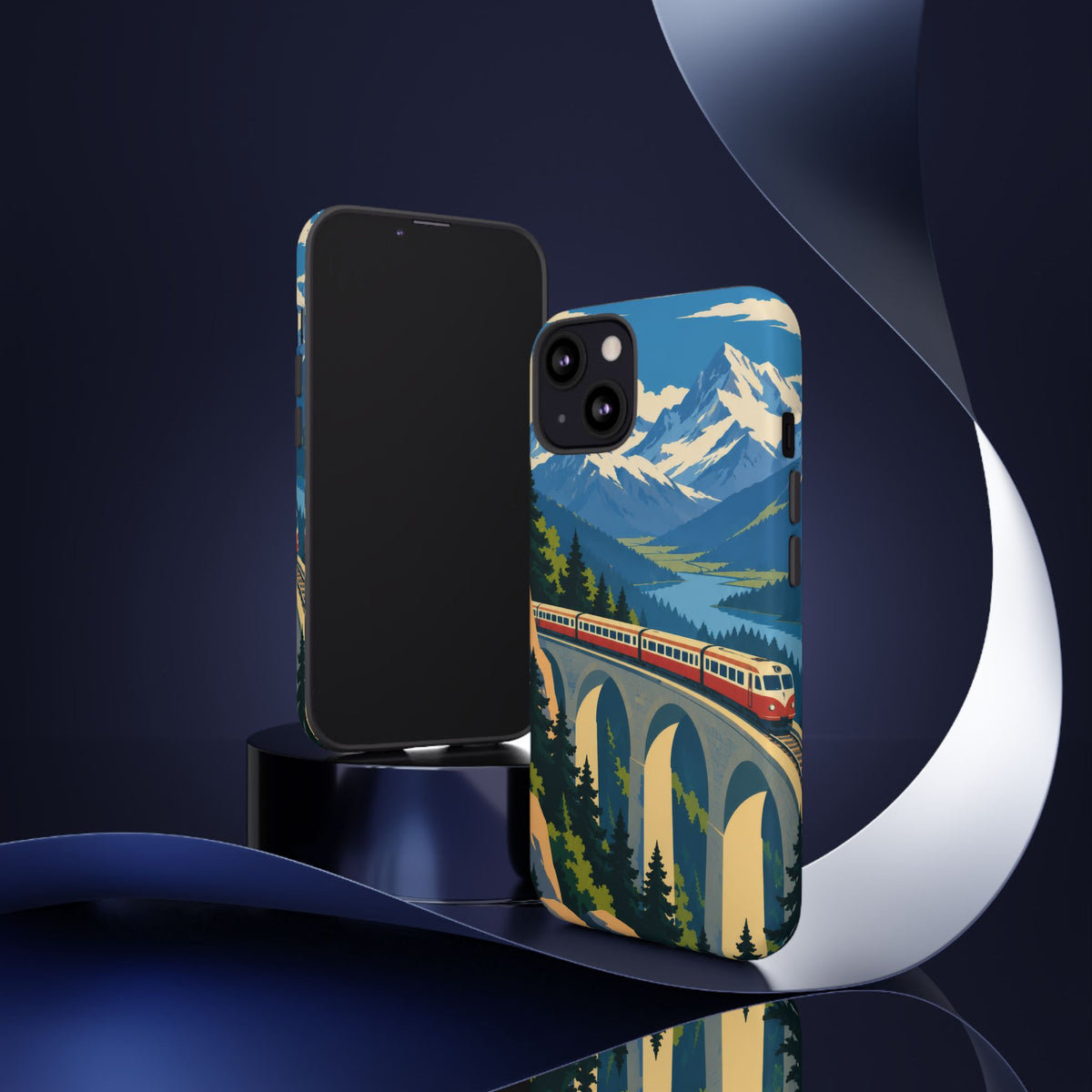 Travel by Train — Alpine Express iPhone Tough Case | train travel