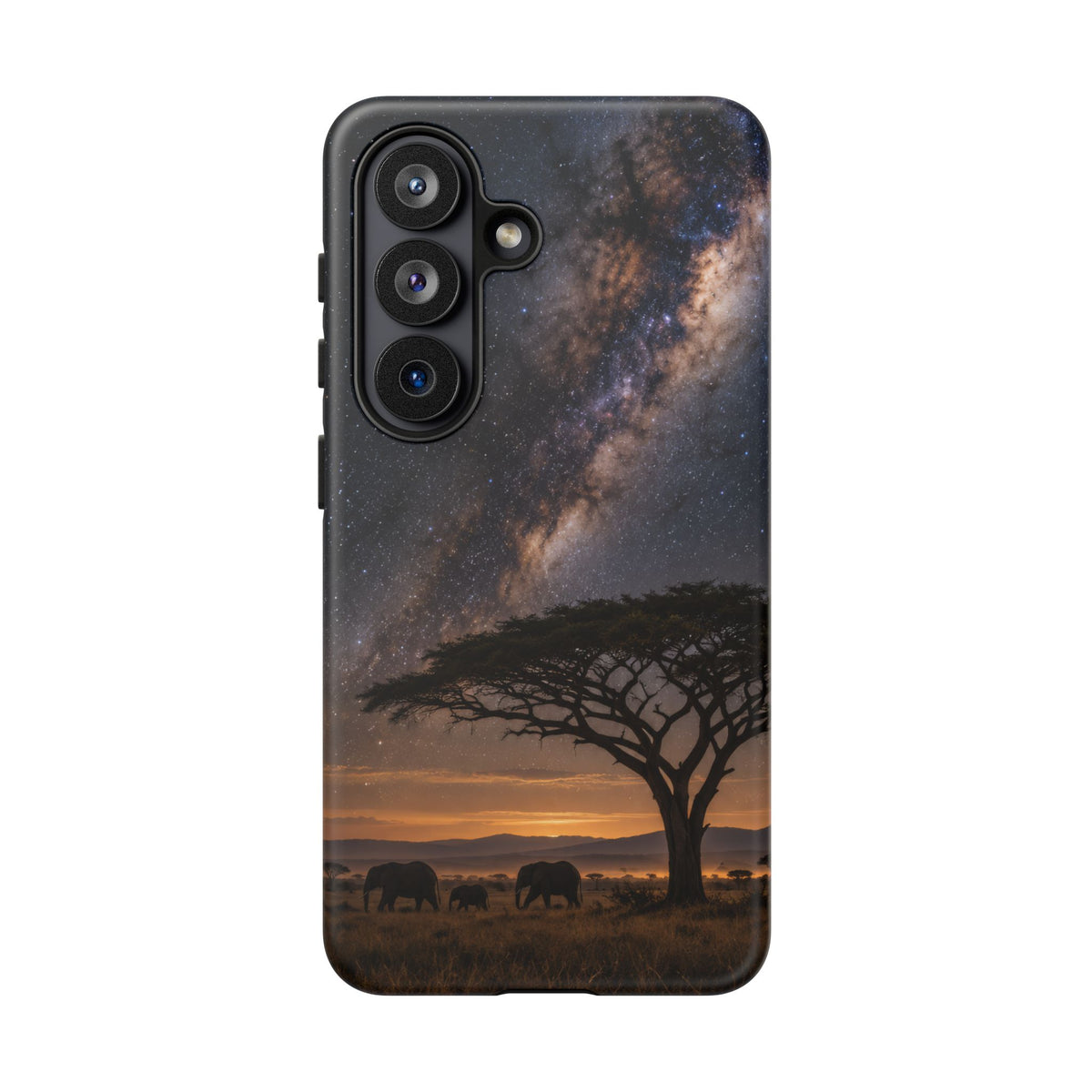 Milky Way over the Plains Samsung Galaxy Tough Case