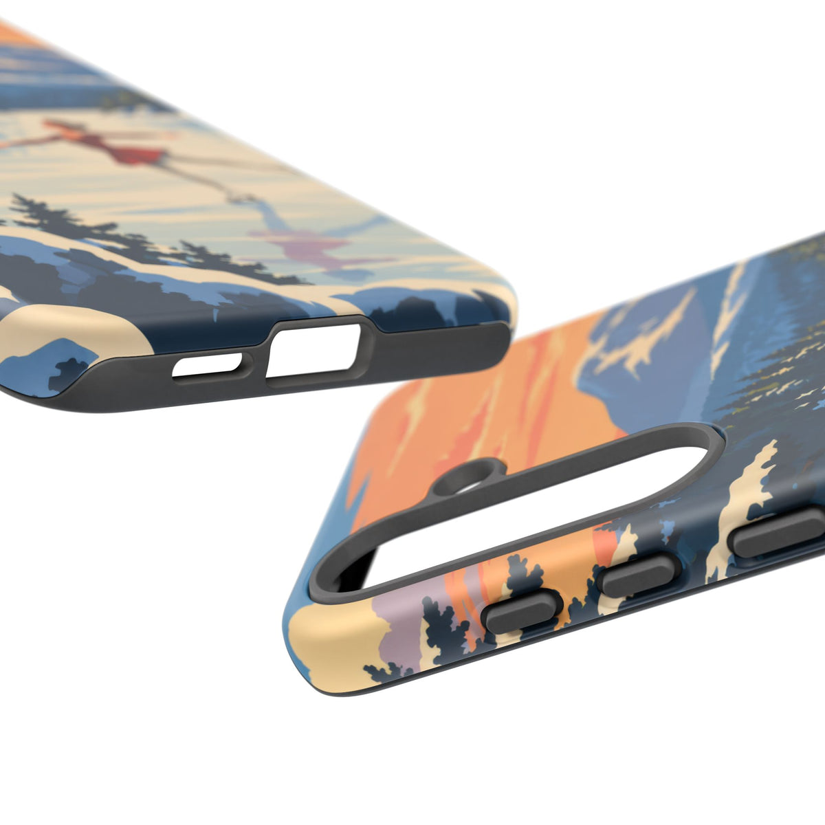 Lake Placid Skater — Winter Glide Samsung Galaxy Tough Case