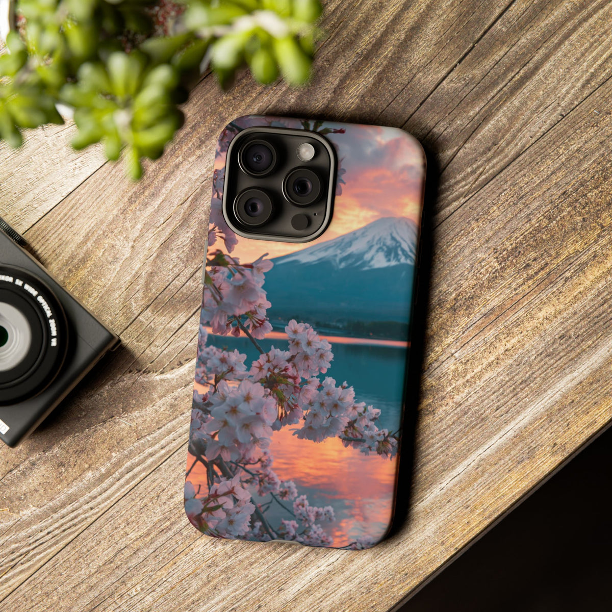 Fuji Petal Reflection iPhone Tough Phone Case