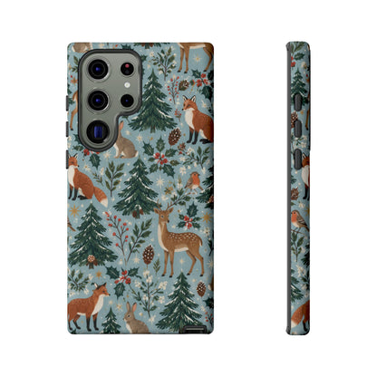 Winter Woodland Gathering Samsung Galaxy Tough Case | woodland christmas