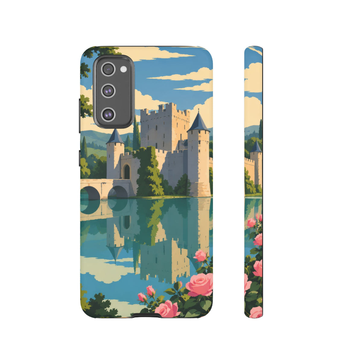 English Castle — Moat and Roses Samsung Galaxy Tough Case