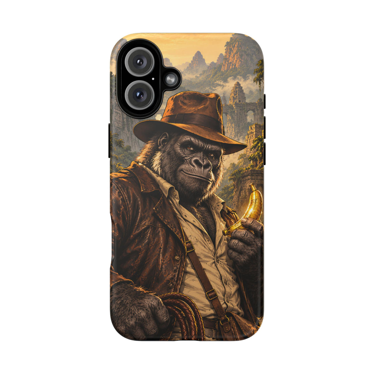 Adventure Gorilla iPhone Tough Case | Temple of Bananas
