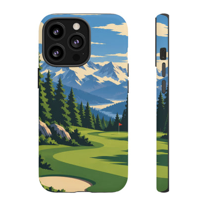 Mountain Golf — Alpine Fairway iPhone Tough Case