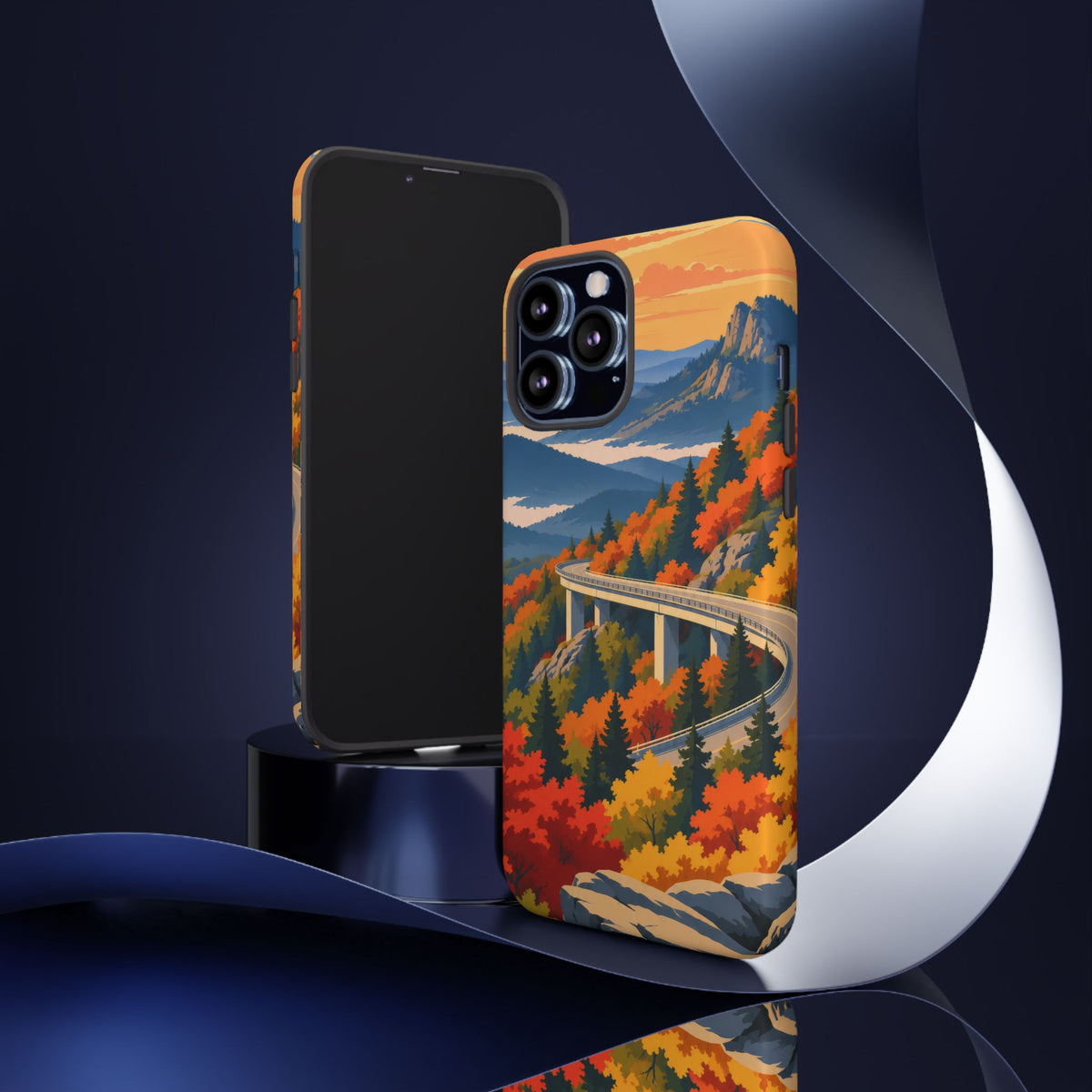 Blue Ridge Parkway — Viaduct Morning iPhone Tough Case