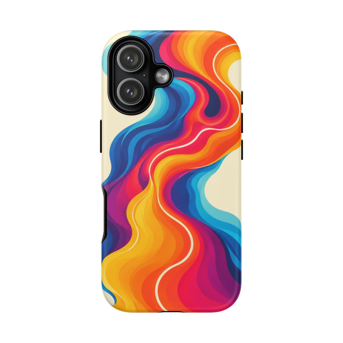 Electric Tide iPhone Tough Case | psychedelic wave