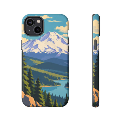 Mount Shasta — Snowlight iPhone Tough Case