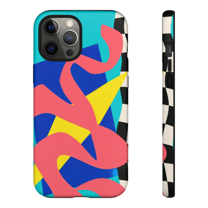 Cut Loose iPhone Tough Case | Retro Abstract Art