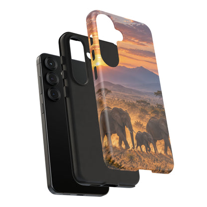 Elephants at First Light Samsung Galaxy Tough Case | african elephants