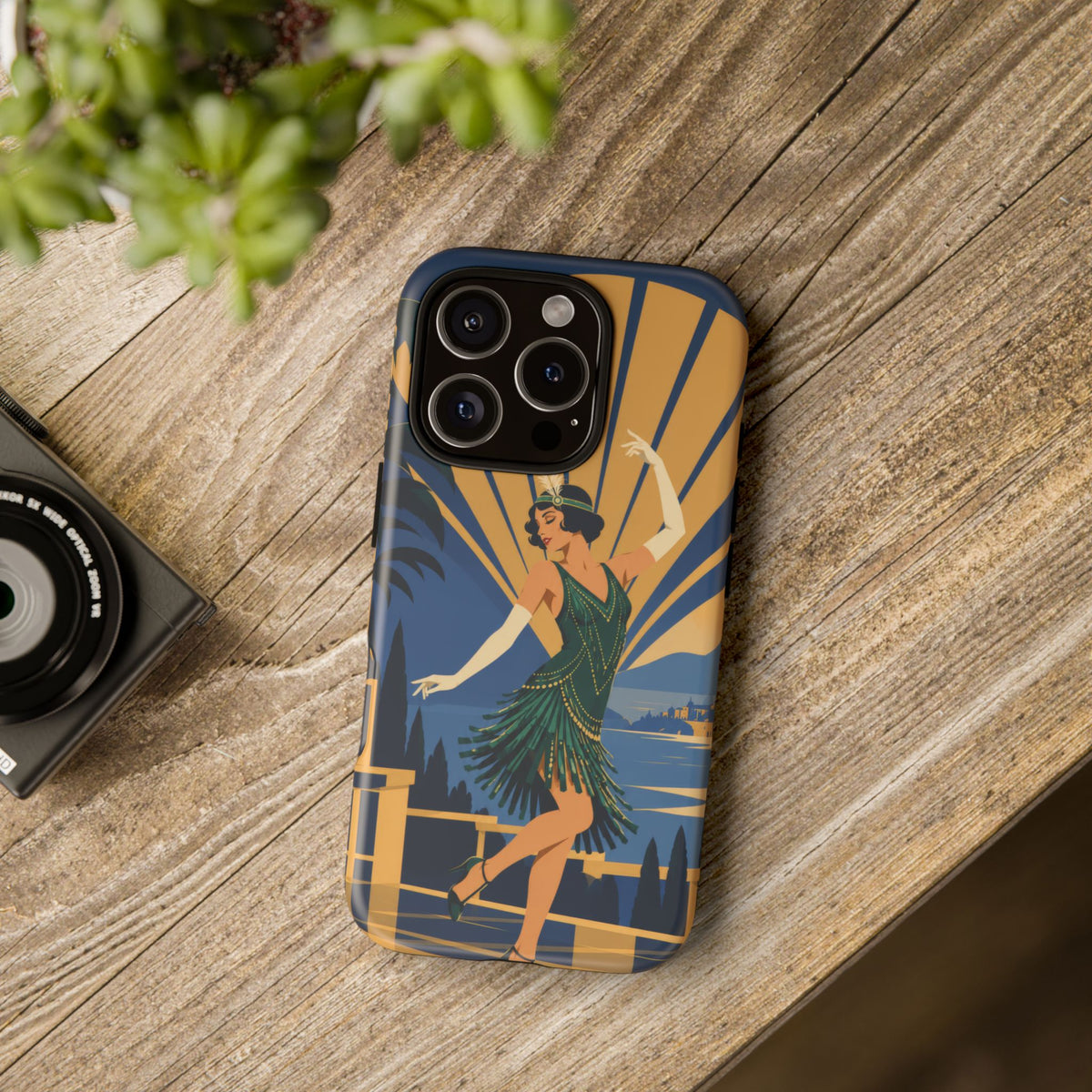 1920s Flapper — Jazz After Dark iPhone Tough Case