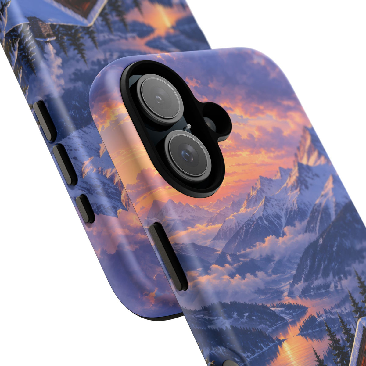 Alpine Hearth iPhone Tough Case | winter cabin