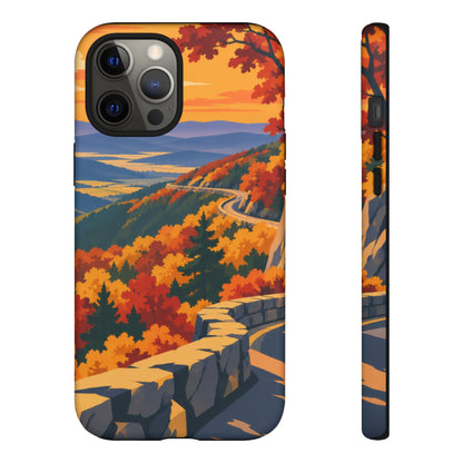 Skyline Drive — Overlook Gold iPhone Tough Case