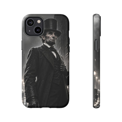 Abe after Midnight iPhone Tough Case | noir lincoln