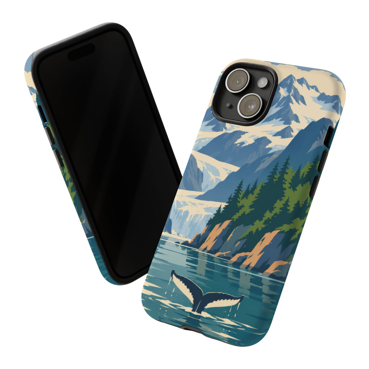 Glacier Bay — Fjord Silence iPhone Tough Case