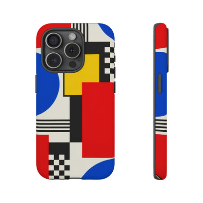 Primary Frequency iPhone Tough Case | Primary Color Geometry