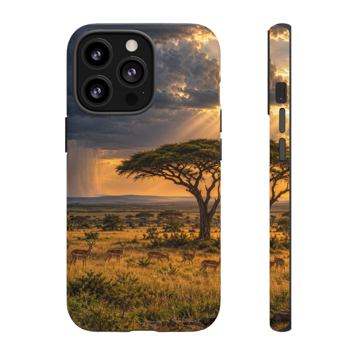 Stormlight on the Mara iPhone Tough Case | african storm