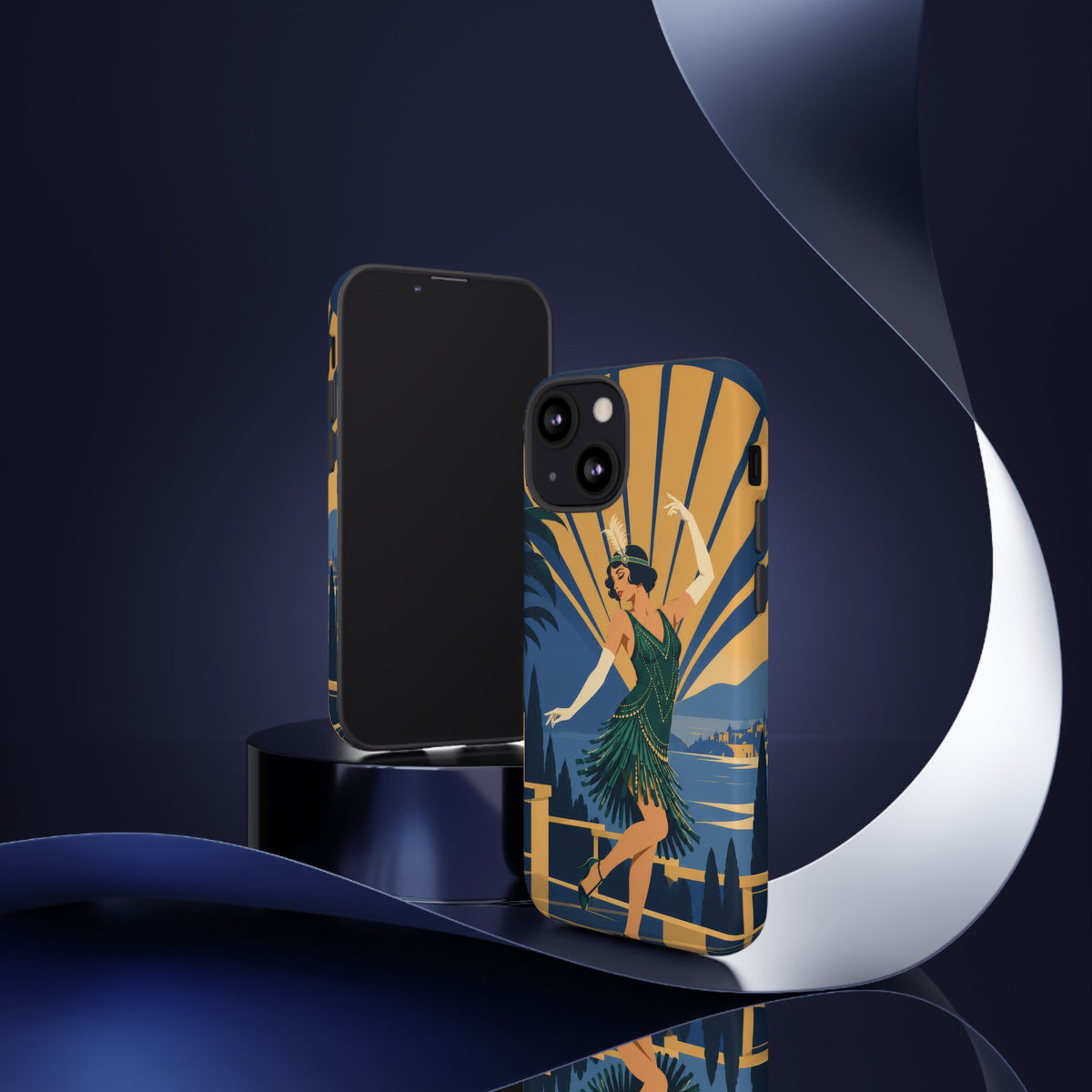 1920s Flapper — Jazz After Dark iPhone Tough Case