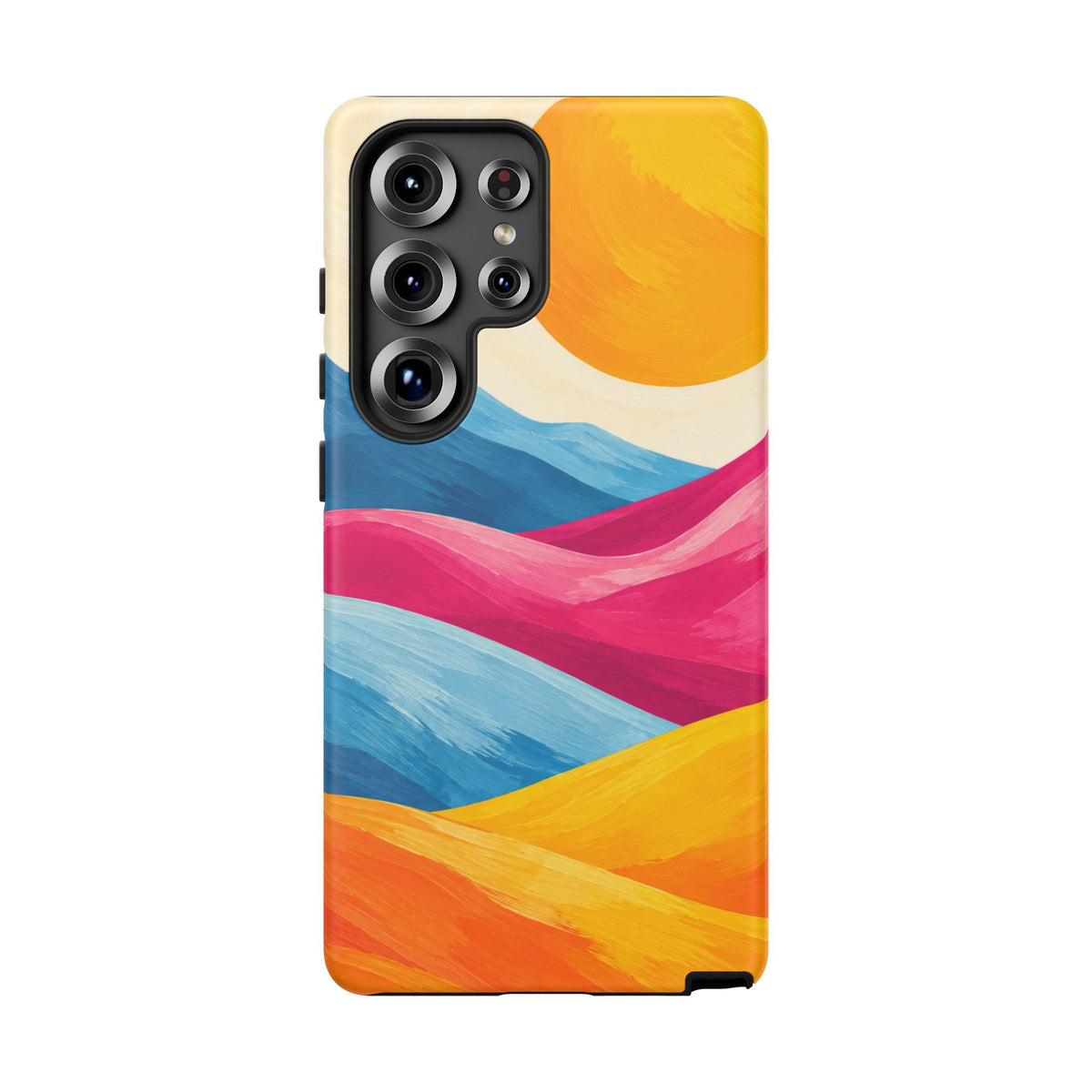 Golden Drift Samsung Galaxy Tough Case | colorful hills