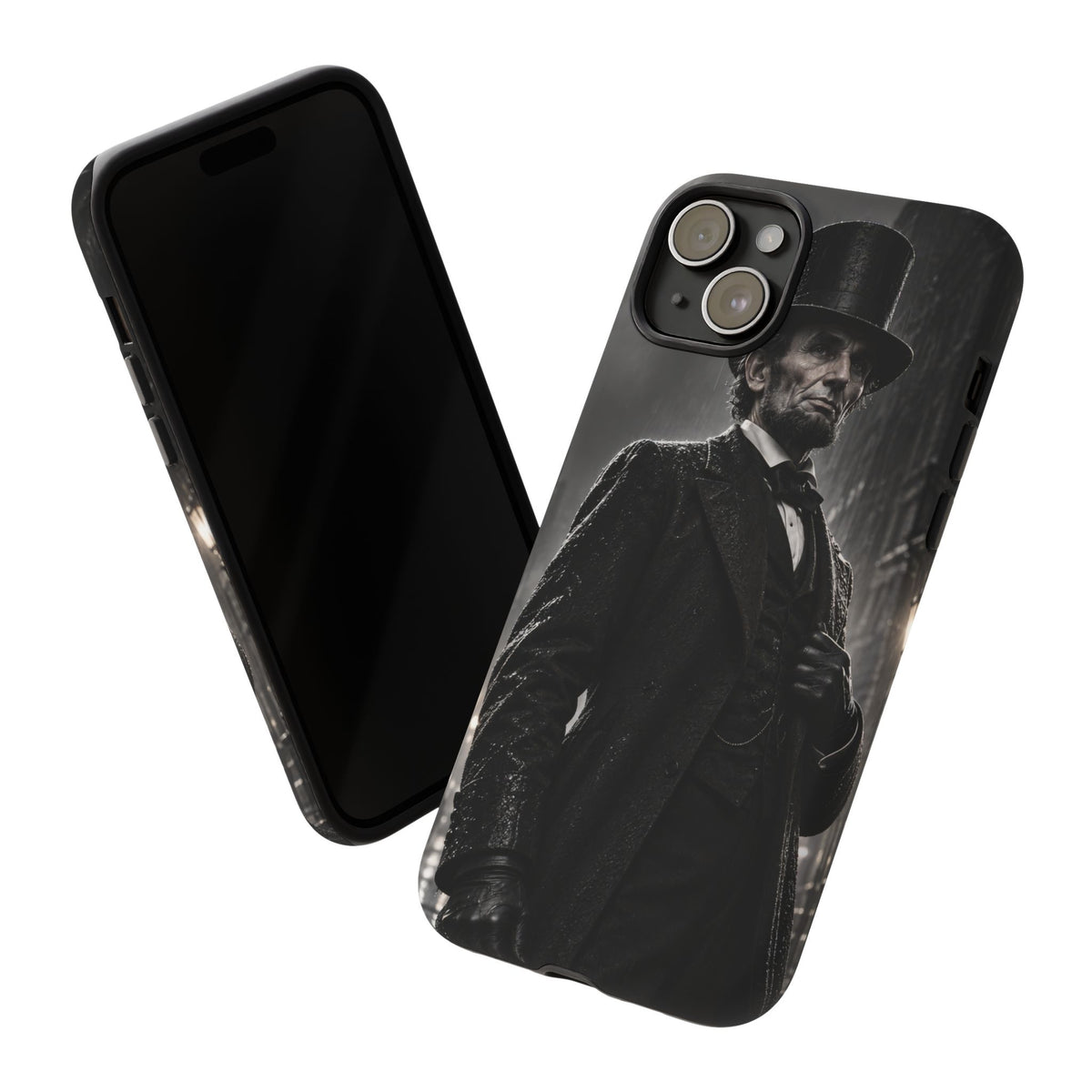 Abe after Midnight iPhone Tough Case | noir lincoln