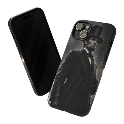 Abe after Midnight iPhone Tough Case | noir lincoln