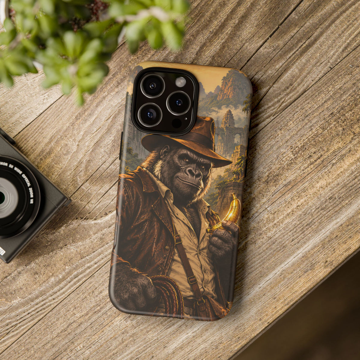 Adventure Gorilla iPhone Tough Case | Temple of Bananas