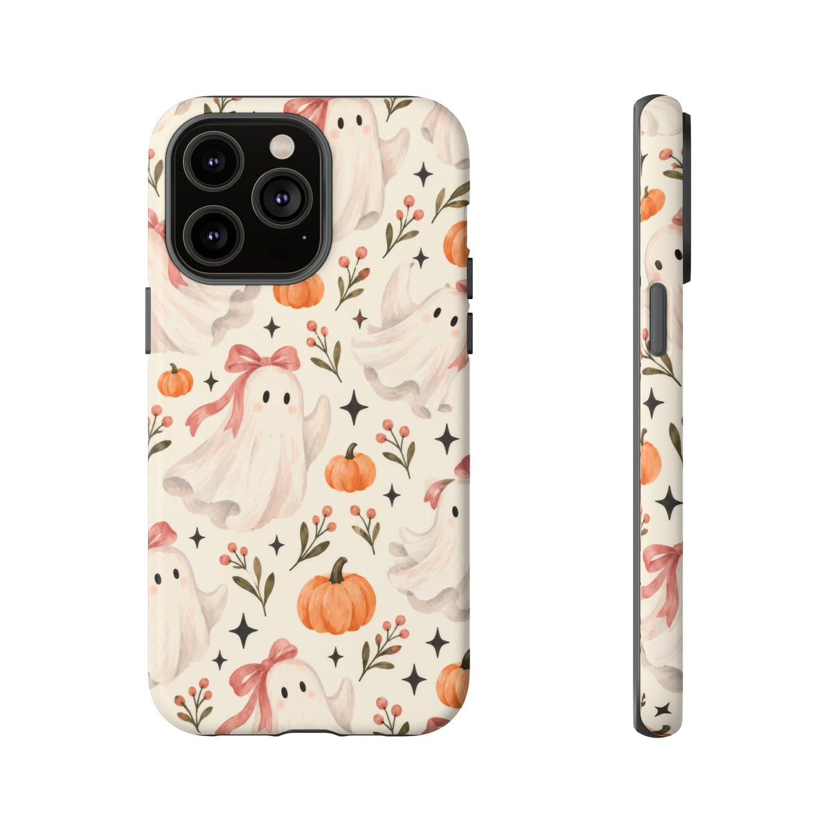 Blush Boo Social iPhone Tough Case | cute ghost