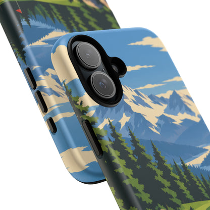 Mountain Golf — Alpine Fairway iPhone Tough Case