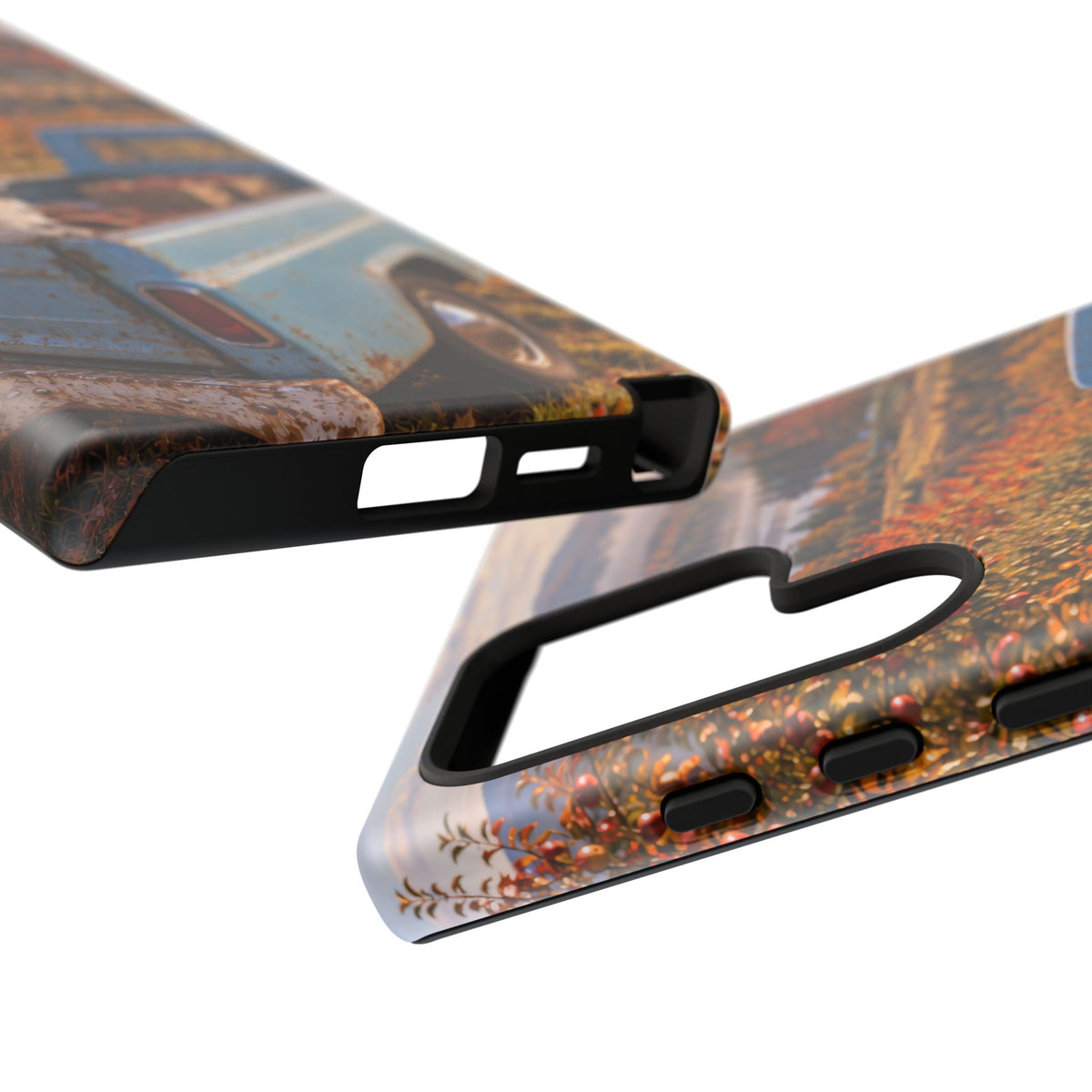 Blue Truck October Samsung Galaxy Tough Case | border collie