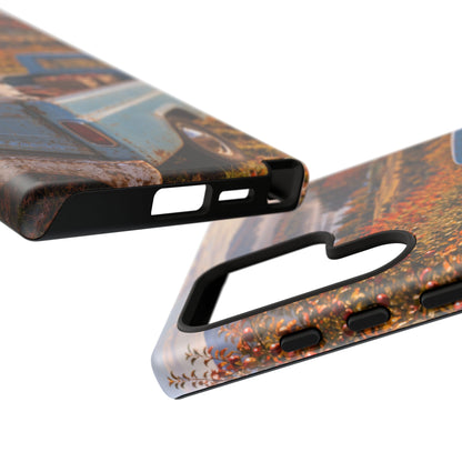 Blue Truck October Samsung Galaxy Tough Case | border collie