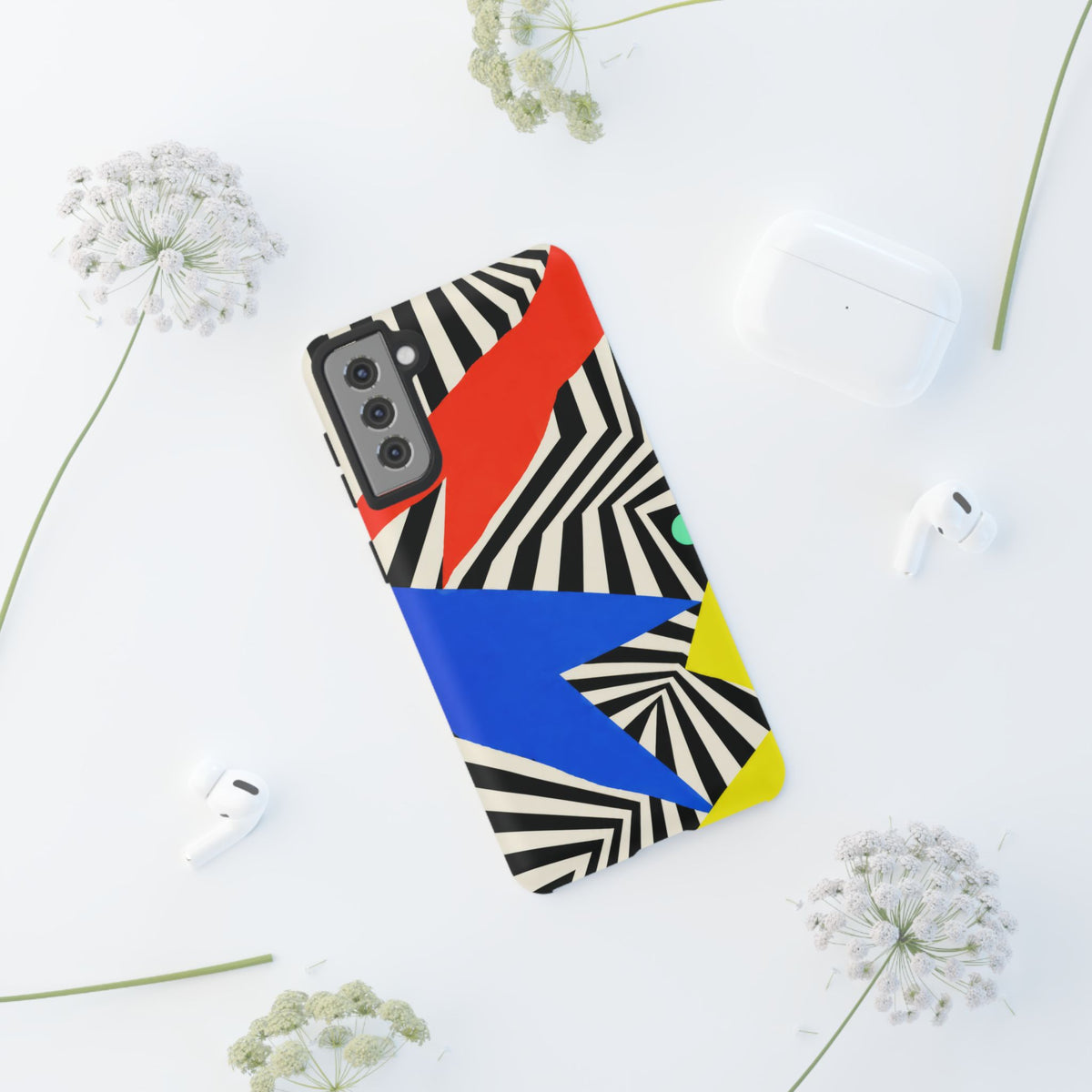 Broken Signal Samsung Galaxy Tough Case | Optical Stripe Art