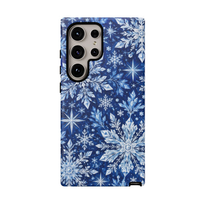 Frosted Midnight Samsung Galaxy Tough Case | snowflake