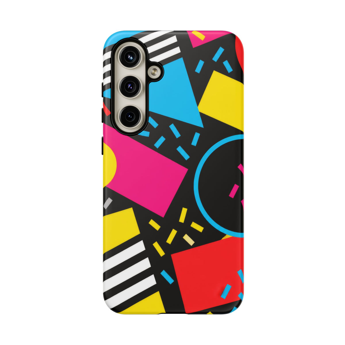 Midnight Confetti Samsung Galaxy Tough Case | Bright Abstract on Black