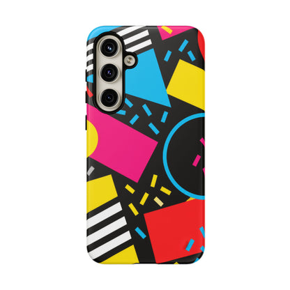 Midnight Confetti Samsung Galaxy Tough Case | Bright Abstract on Black