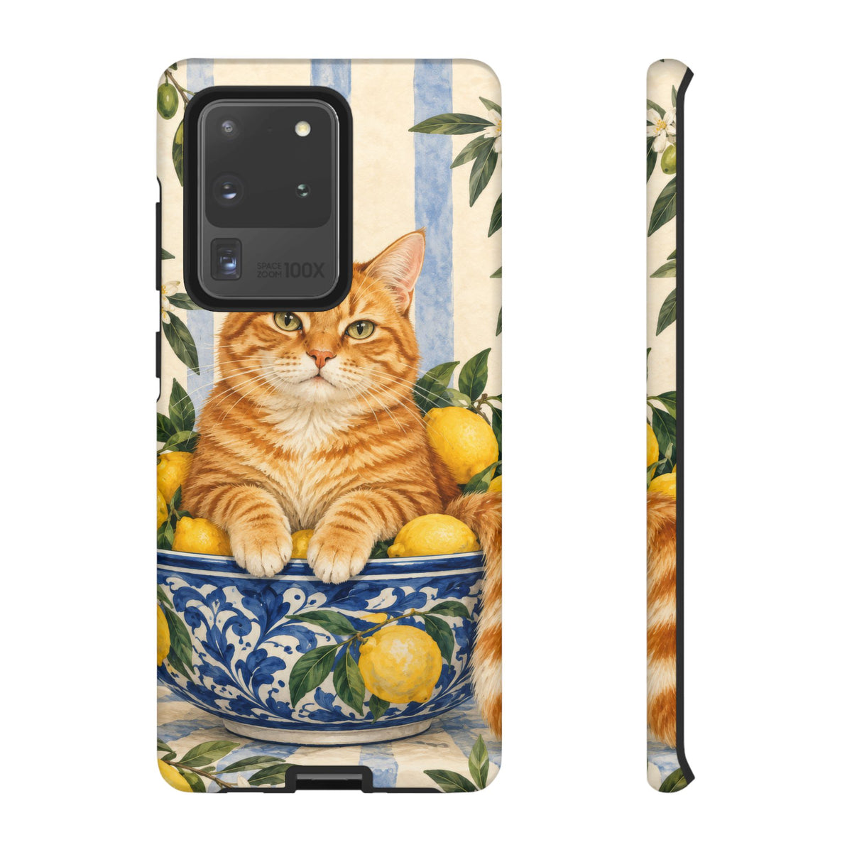 Citrus Inspector Samsung Galaxy Tough Case | ginger cat