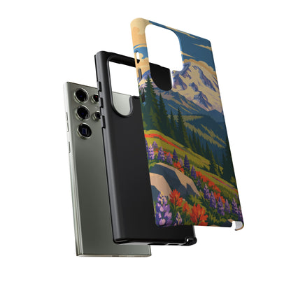 Mount Rainier — Meadow Radiance Samsung Galaxy Tough Case