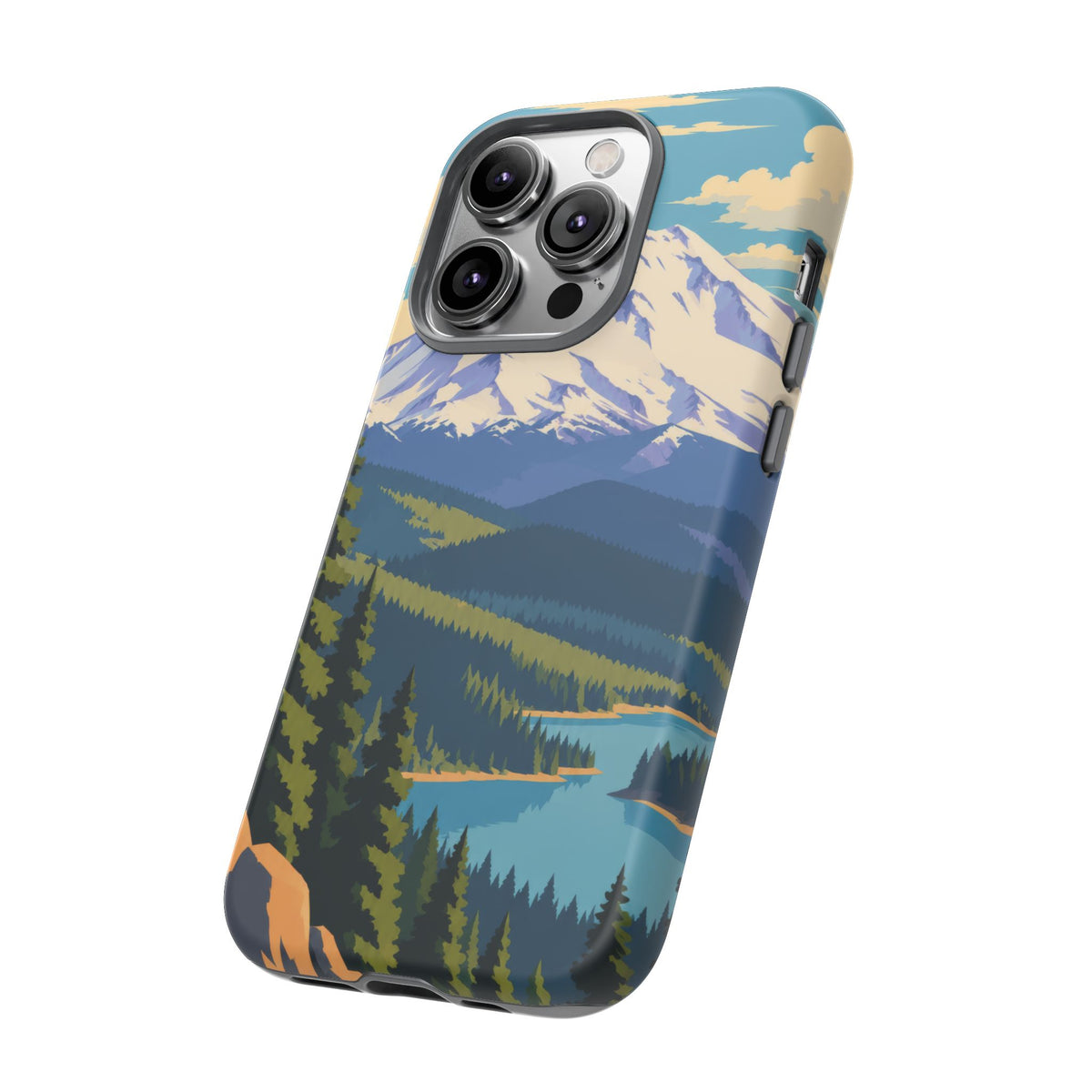Mount Shasta — Snowlight iPhone Tough Case