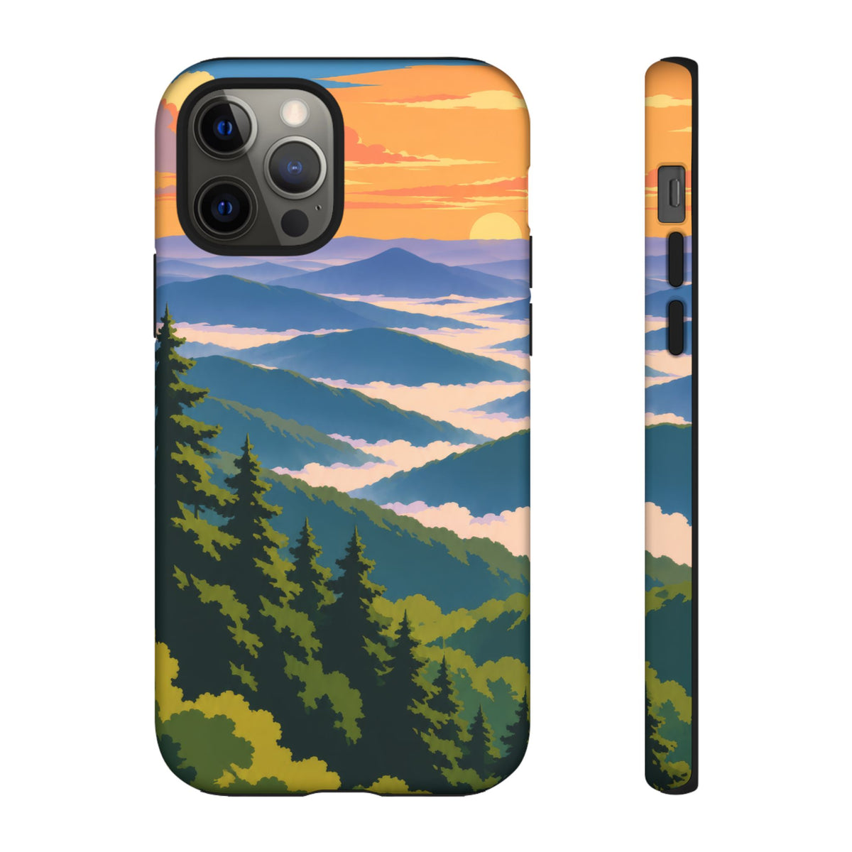 Great Smoky Mountains — Morning Veils iPhone Tough Case