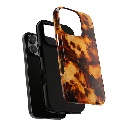Amber Marble iPhone Tough Case | Amber Mosaic