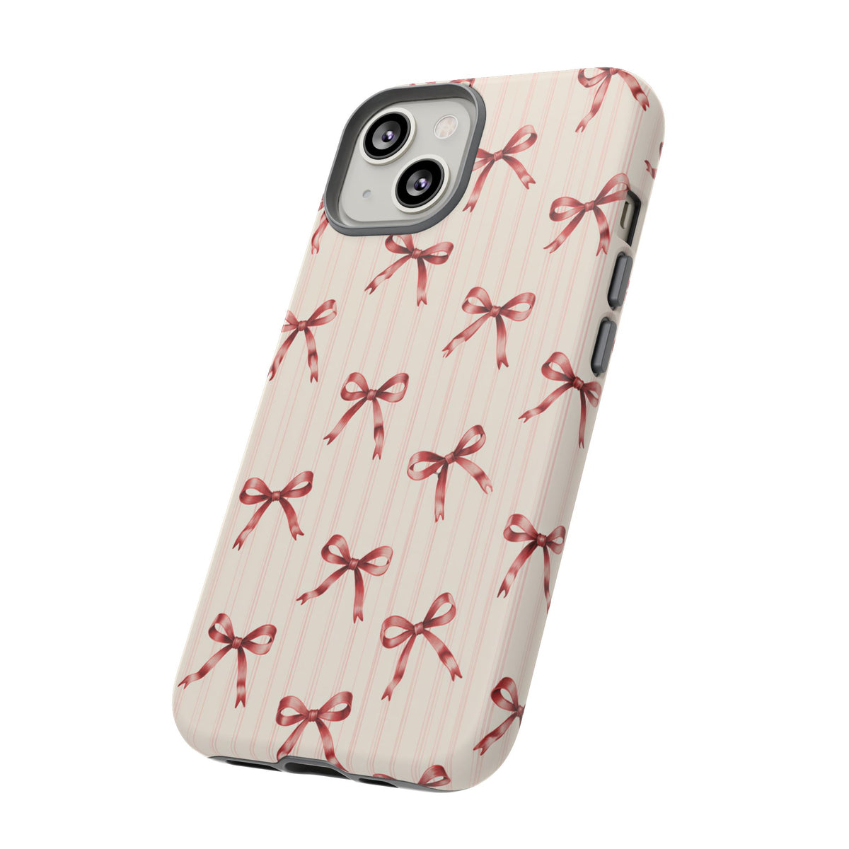 Red Bow iPhone Tough Case | Ribbon Waltz