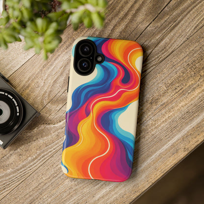Electric Tide iPhone Tough Case | psychedelic wave