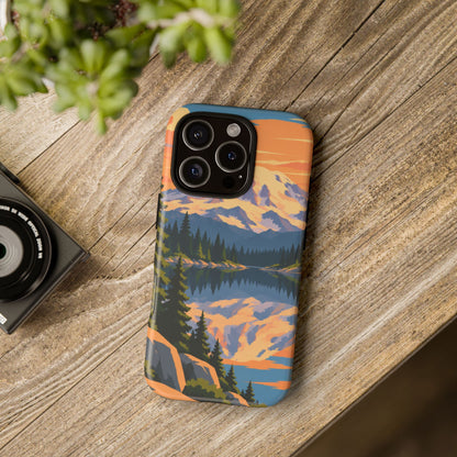 Mount Rainier — Mirror Dawn iPhone Tough Case