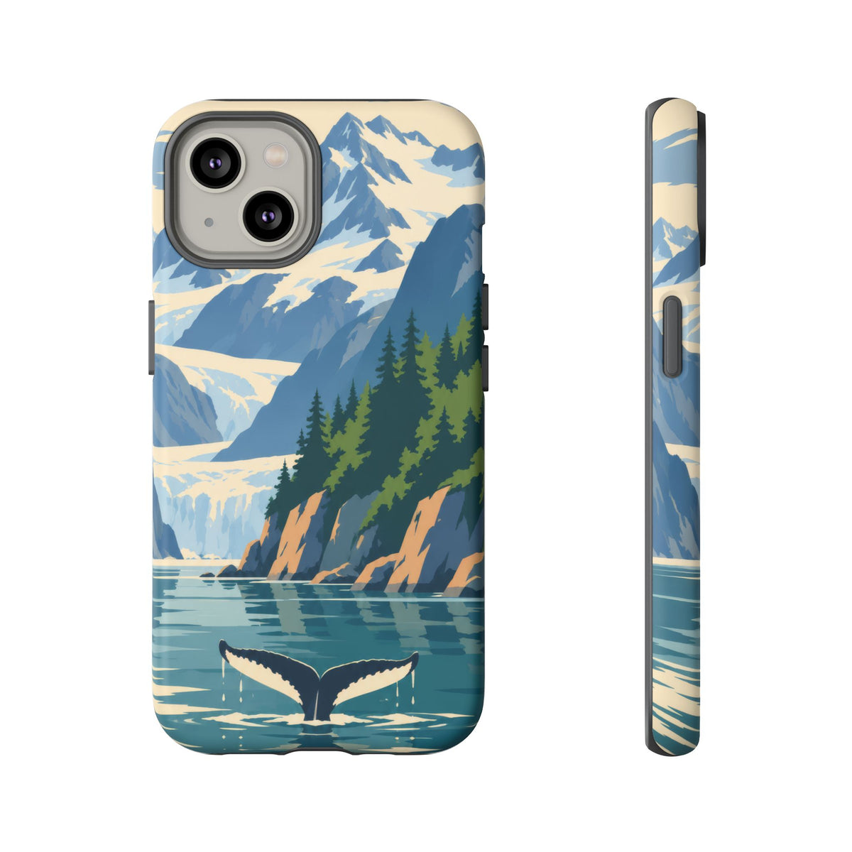 Glacier Bay — Fjord Silence iPhone Tough Case