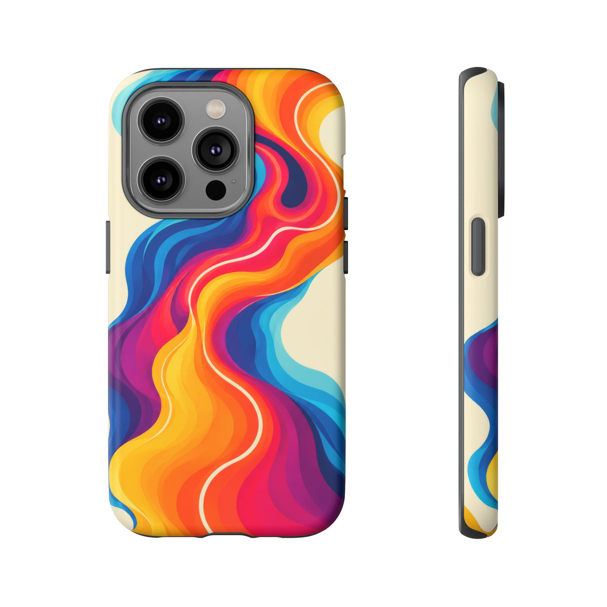 Electric Tide iPhone Tough Case | psychedelic wave