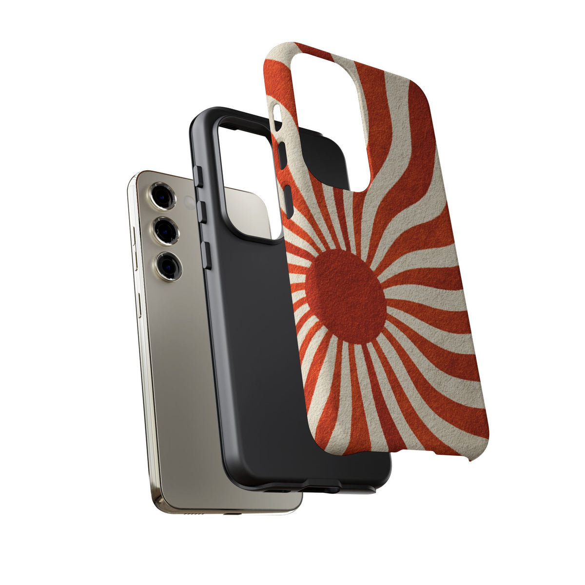 Terracotta Sunburst Samsung Galaxy Tough Phone Case