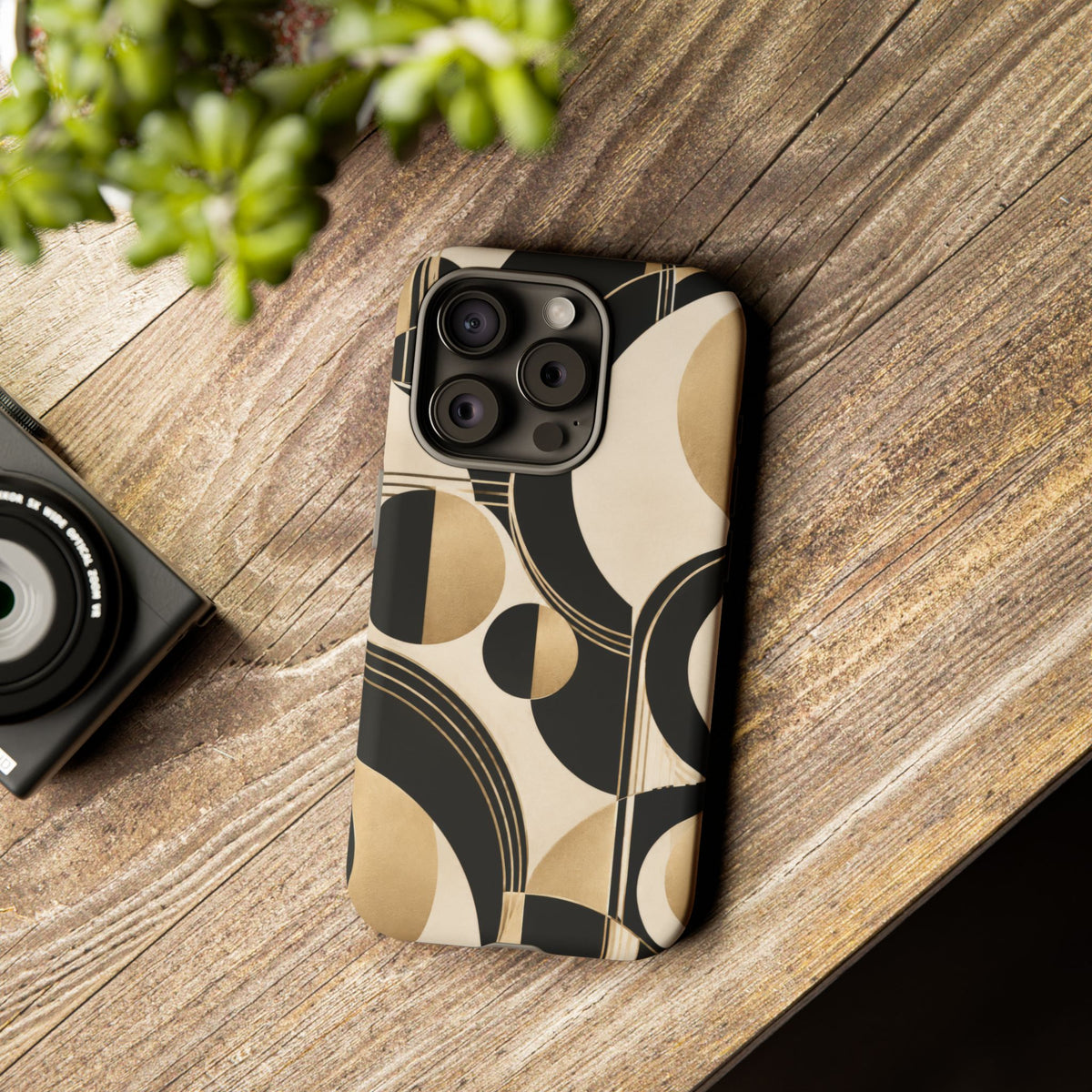 Pearl Orbit iPhone Tough Case | art deco