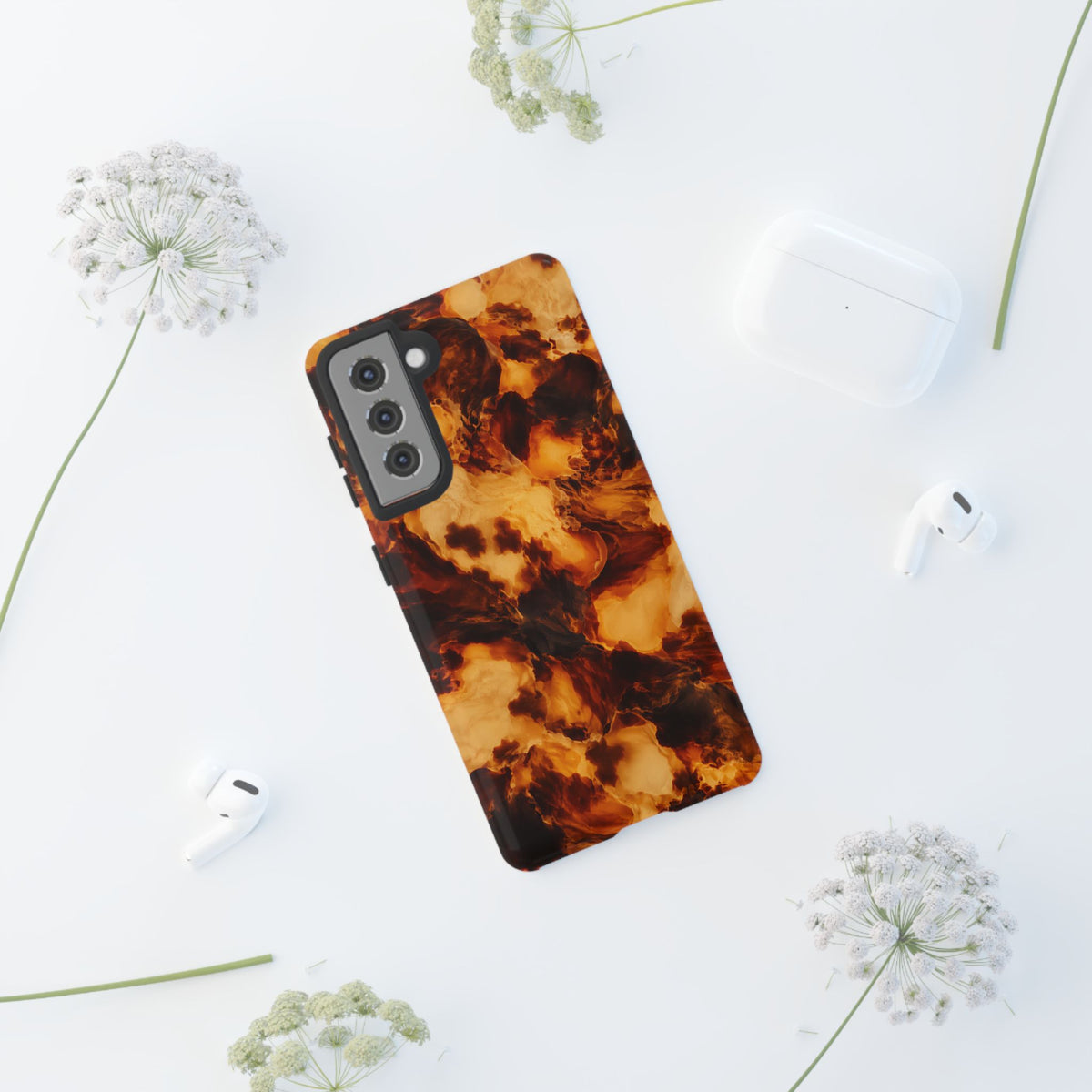 Amber Marble Samsung Galaxy Tough Case | Amber Mosaic