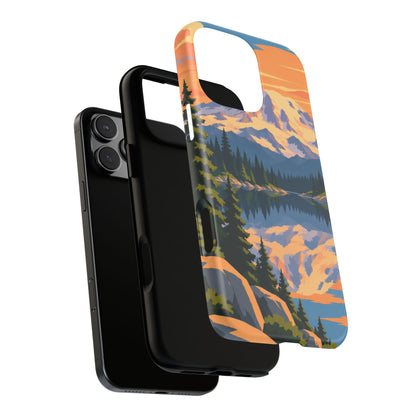 Mount Rainier — Mirror Dawn iPhone Tough Case